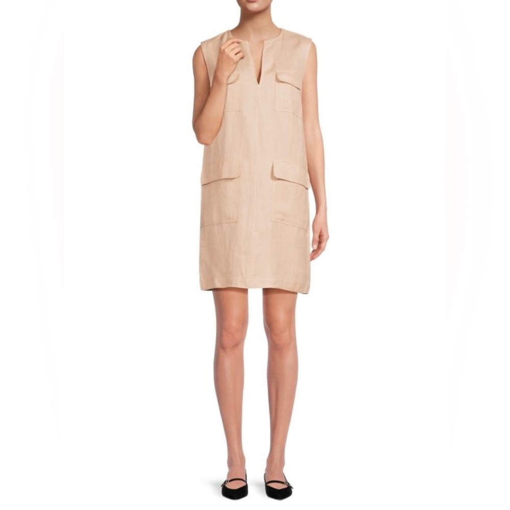 THEORY Utilitarian Mini Shift Dress Size 4